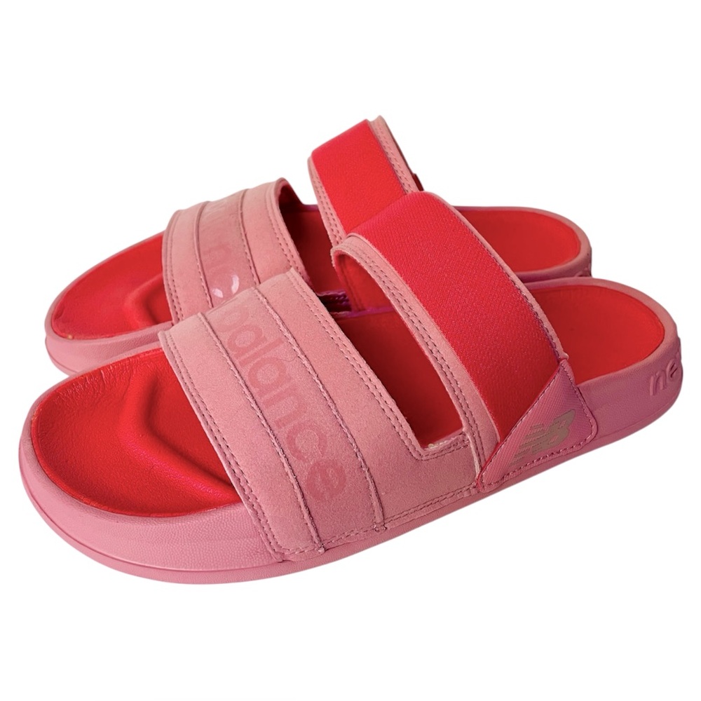 New Balance Pink Slide Sandals Size 8